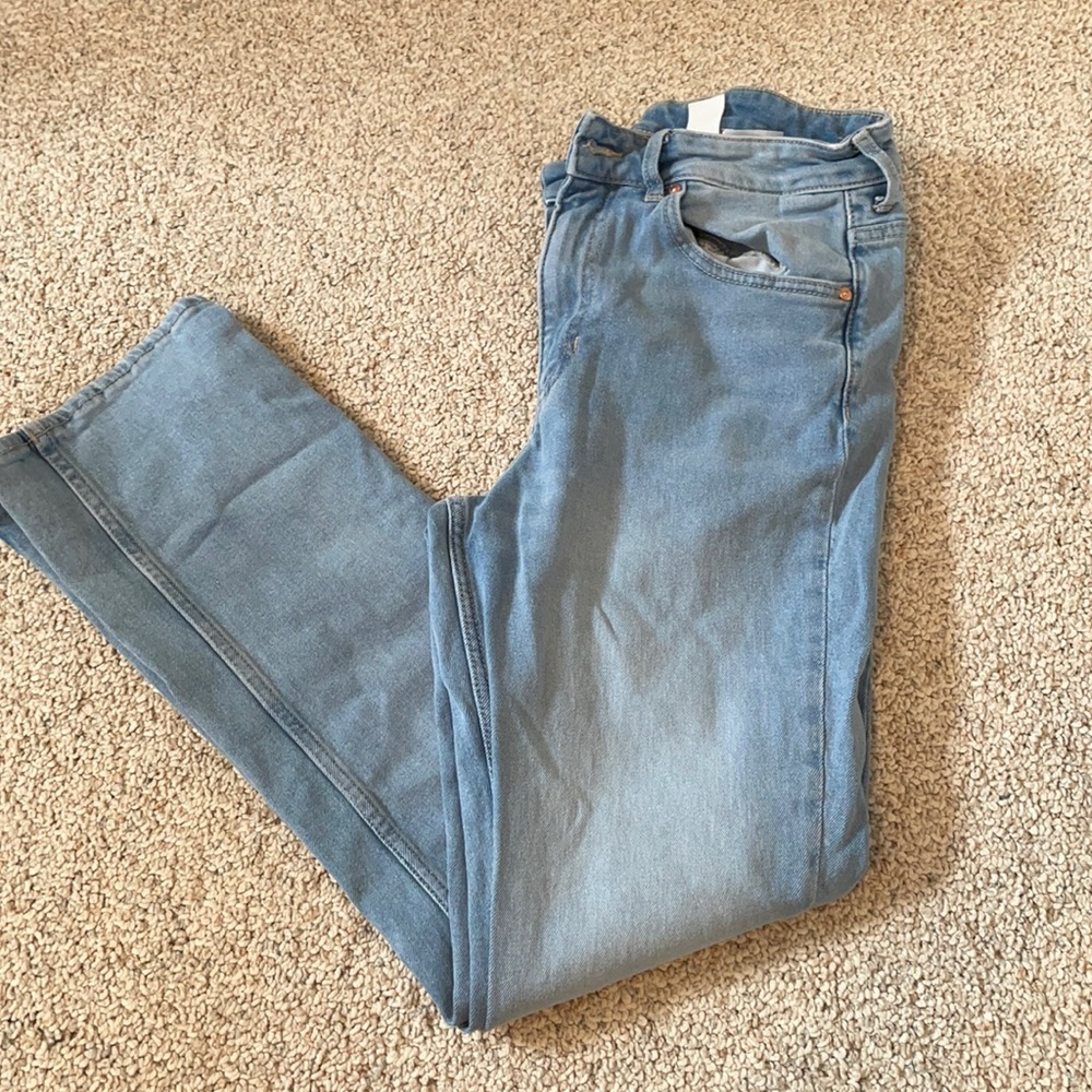 Straight leg jeans